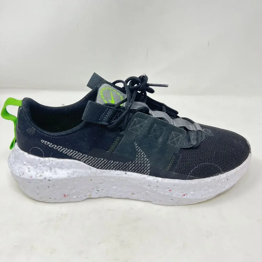 Men's Nike Sportswear Crater Impact Black Iron Grey White Green DB2477-001 Sz 10